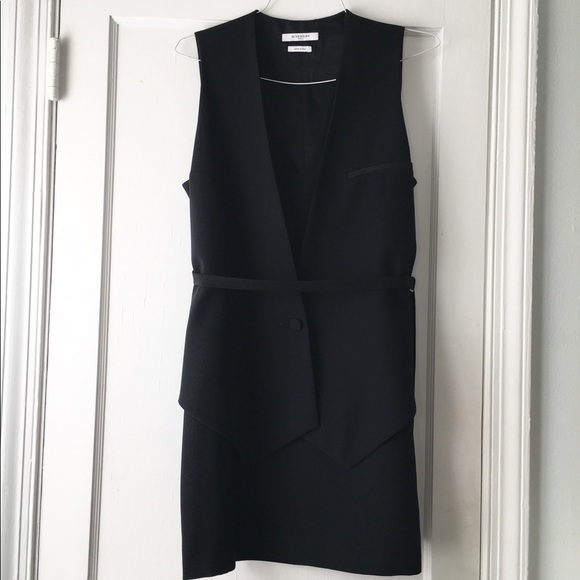 Givenchy Tuxedo Vest Dress - Picture 1 of 7